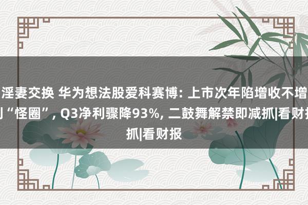 淫妻交换 华为想法股爱科赛博: 上市次年陷增收不增利“怪圈”， Q3净利骤降93%， 二鼓舞解禁即减抓|看财报